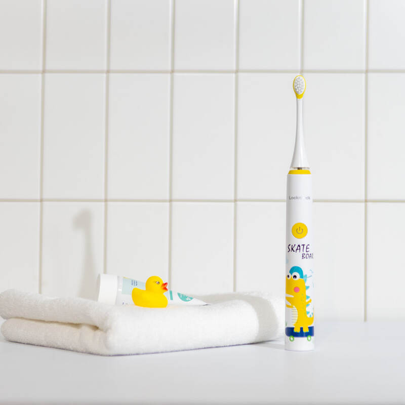 Bàn Chải Đánh Răng Điện Cho Bé LocknLock Electric Toothbrush For Kids 5V, 1.5W - Màu Trắng - ENR226WHT, , large image number null